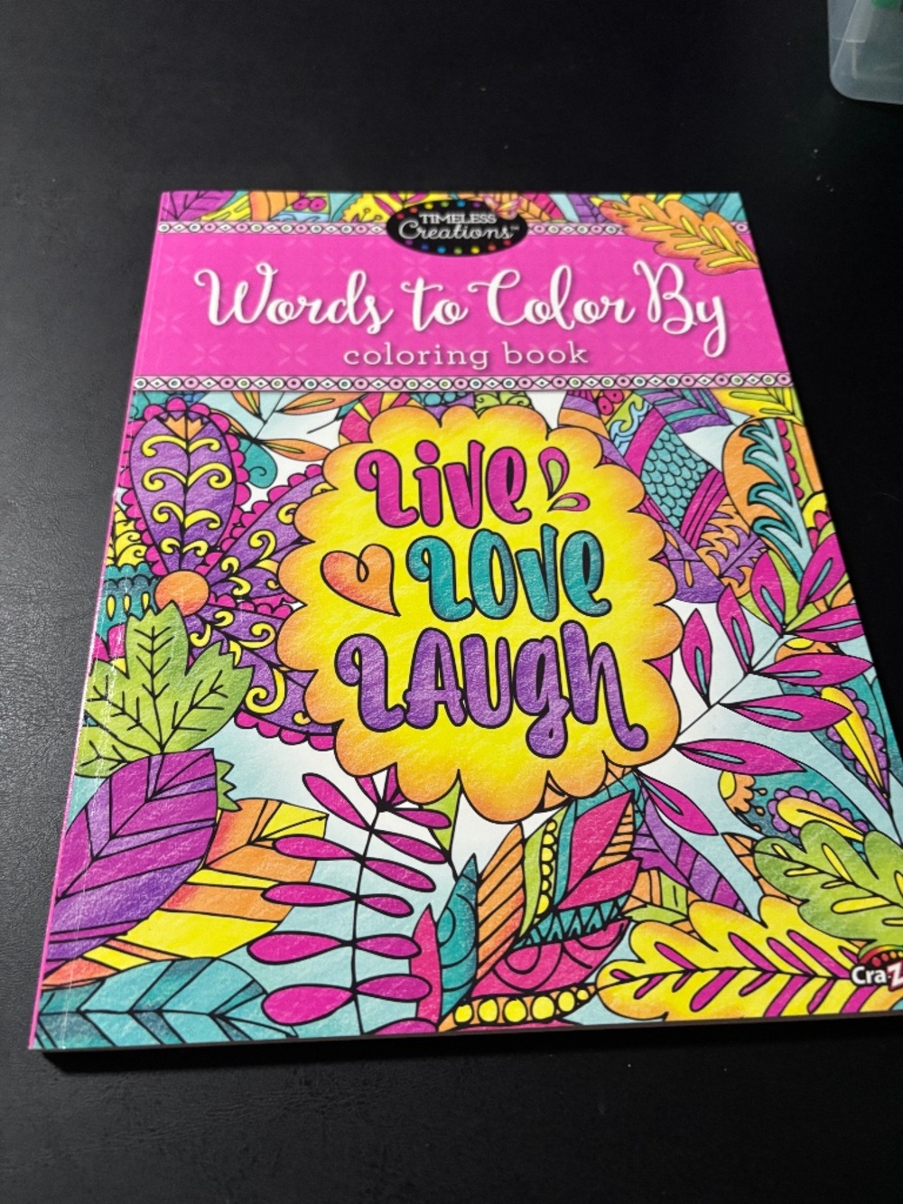 Words to color by coloring book